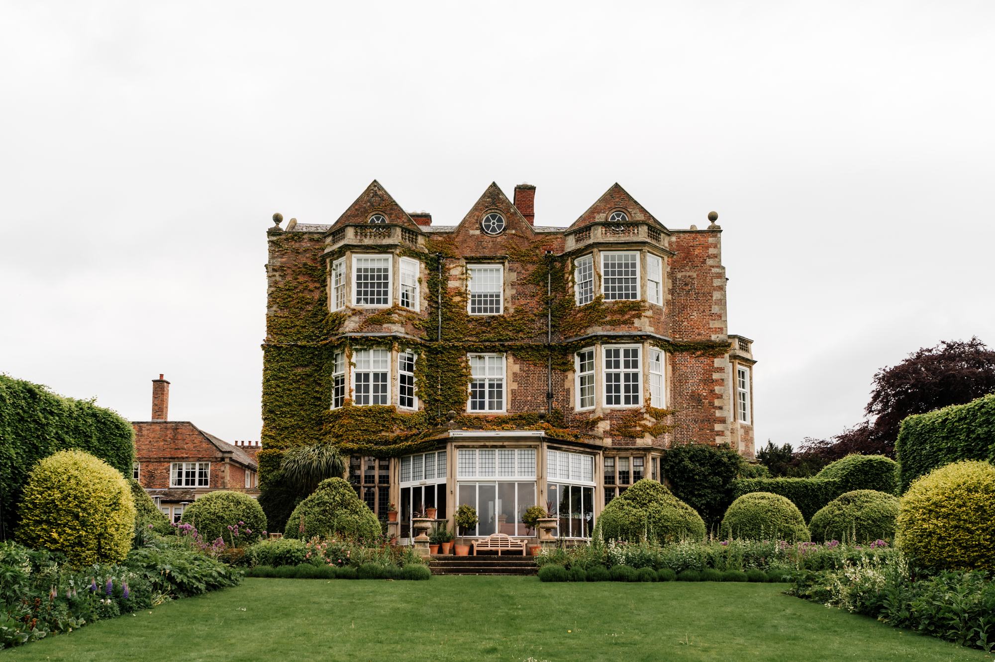 Exterior of Goldsborough Hall wedding venue