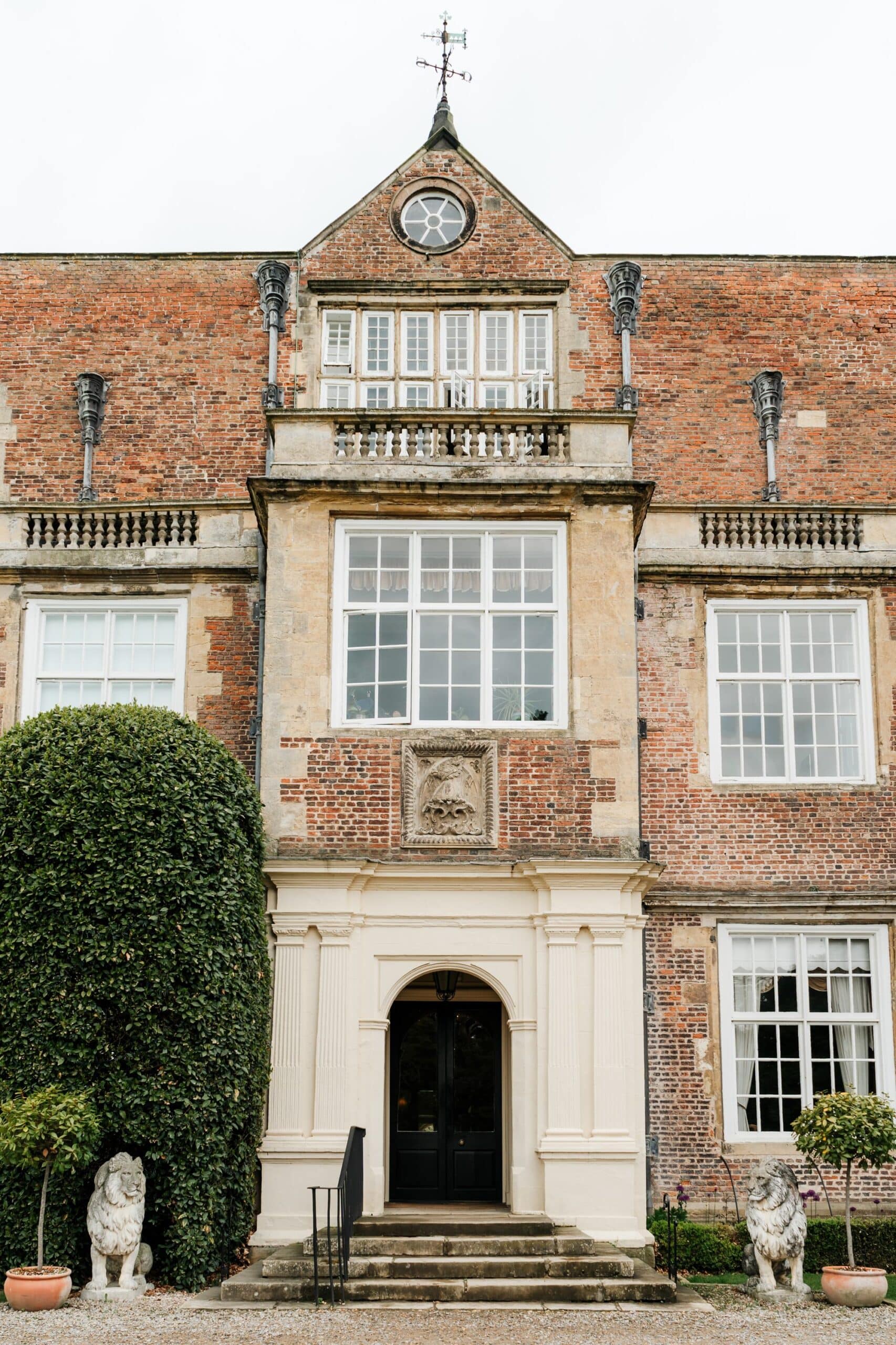 Front entrance of Goldsborough Hall wedding venue
